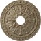 Ekena Millwork Warsaw Ceiling Medallion (Canopies up to 3 1/2"), 18"OD x 3 1/2"ID x 1 3/8"P, Gobi Desert Crackle CM18WAGDC - alternate 1